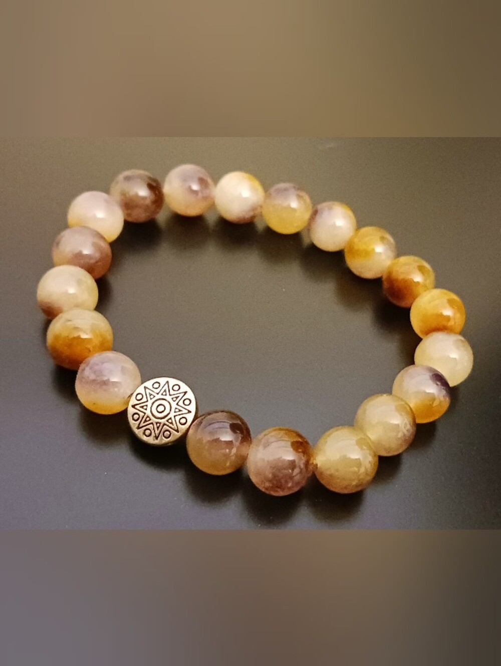 Ametrine 9mm Bracelet, 7" - Picture 4 of 6